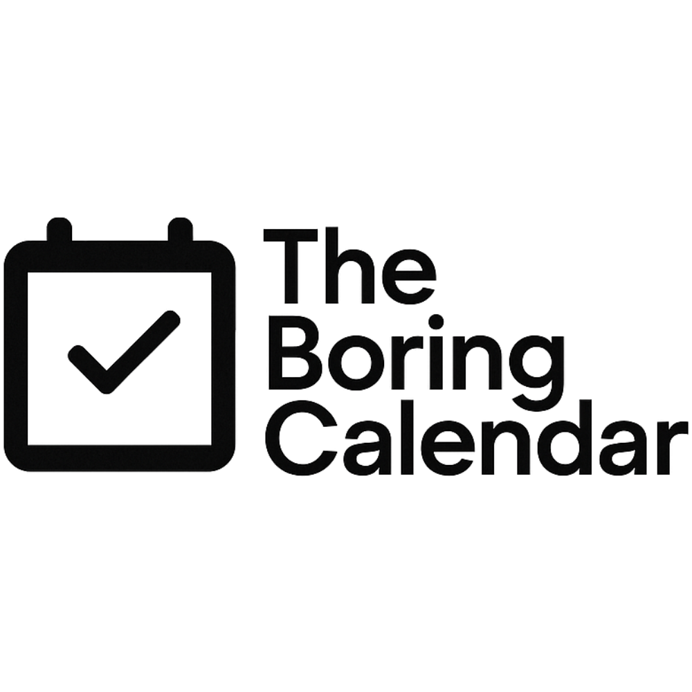 The Boring Calendar